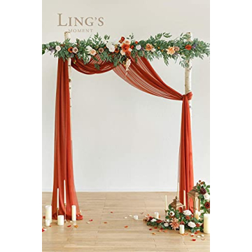 9FT Floral Garland for Wedding Decoration - Ling's Moment