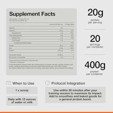 Momentous Essential Vegan Protein Powder - 20g Plant Protein