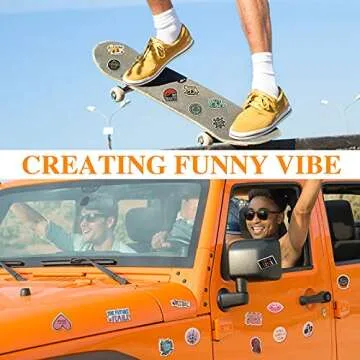 200 Pieces Vinyl Waterproof Wilderness Nature Stickers Hiking Camping Travel Decals for Water Bottles, Phone, Computer, Luggage, Guitar, Adults Teens Girls (Adventure Style)