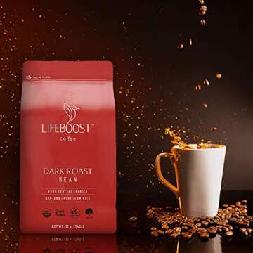 Lifeboost Coffee: Low Acid Whole Bean Variety 3 Pack
