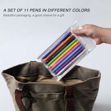 HLPHA 11PCS funny pens for adults,novelty sarcastic snarky office pens ballpoint,Swear Dirty Cuss Word black pens with sayings