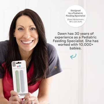 ezpz Tiny Cup (Blush) - 100% Silicone Training Cup for Infants - 4 months + - Designed by a Pediatric Feeding Specialist - Baby-led Weaning Essentials & Baby Gifts