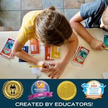 Award-Winning Math Games Deck for Kids 4-14 | 50+ Math Games for Kids Including Addition, Subtraction, Multiplication, Division, & Much More! Perfect for Homeschool, Classroom & Family Game Time!