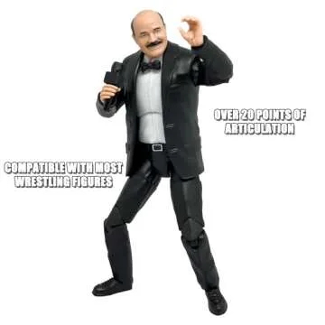 Ultimate Classic Announcer Doll for Wrestling Action Figures