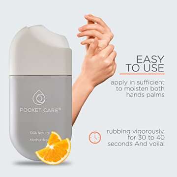 Moisturizing Hand Sanitizer Spray - Travel Friendly Care