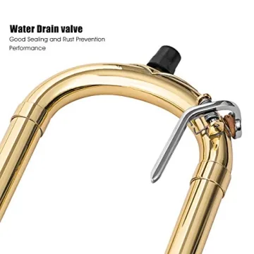 Costzon B Flat Tenor Slide Trombone for Beginners with Case