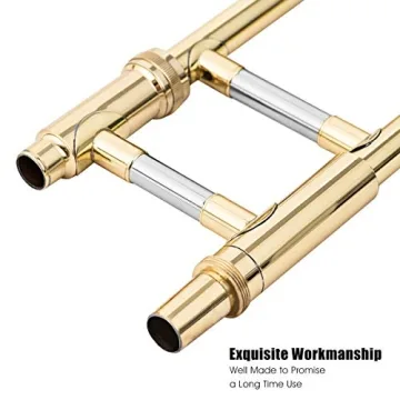 Costzon B Flat Tenor Slide Trombone for Beginners with Case