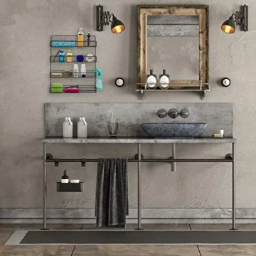 1790 Rustic Chicken Wire Spice Rack for Stylish Kitchens