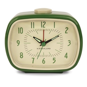 Kikkerland Battery Operated Retro Vintage Style Desktop Nightstand Bedside Office Classic Simple Ala...