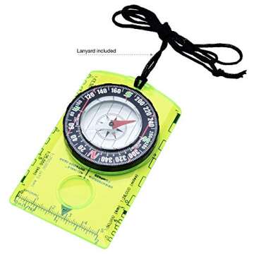 Professional Boy Scout Compass for Accurate Navigation and Survival