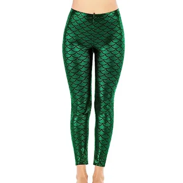 Alaroo Shiny Fish Scale Leggings for Women in All Sizes