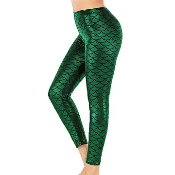 Alaroo Shiny Fish Scale Leggings for Women in All Sizes