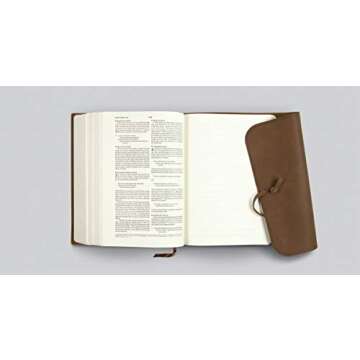 ESV Journaling Bible, Interleaved Edition (Brown, Flap with Strap)