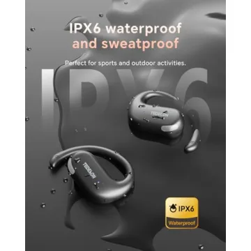 TEDELON Open Ear Headphones with 50H Playtime Wireless Earbuds