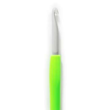 Clover 1053/K Amour Crochet Hook, Size K/6.5mm , Green