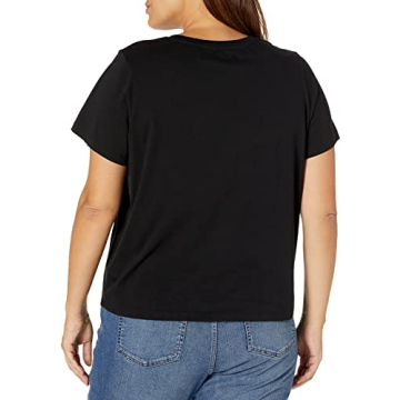 The Drop Women's Courtney Crew Neck Jersey T-Shirt - Black