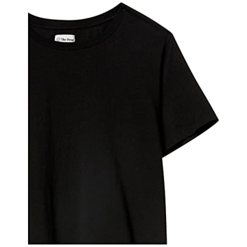 The Drop Women's Courtney Crew Neck Jersey T-Shirt - Black