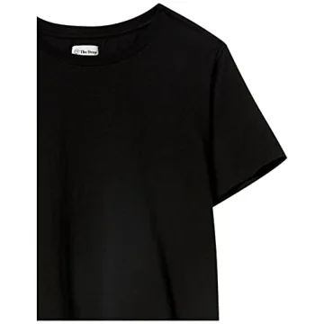 The Drop Women's Courtney Crew Neck Jersey T-Shirt - Black