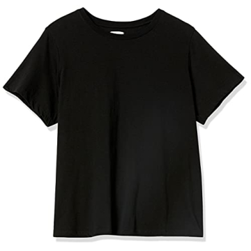 The Drop Women's Courtney Crew Neck Jersey T-Shirt - Black