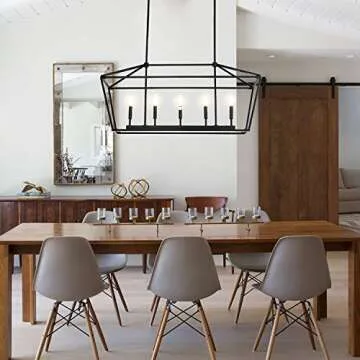 Untrammelife 5-Light Linear Pendant Light Fixture