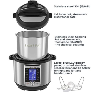 Instant Pot Ultra 6 Quart 10-in-1 Multi-Cooker for All