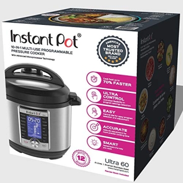 Instant Pot Ultra 6 Quart 10-in-1 Multi-Cooker for All