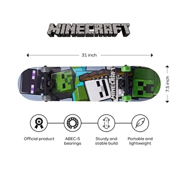Durable and Stylish Sakar Minecraft Mob Skateboard