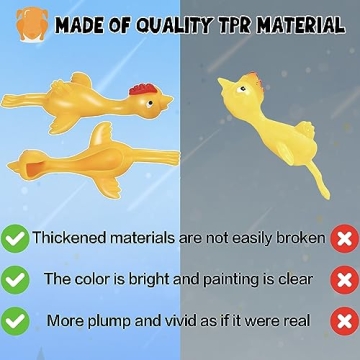 Jishi Slingshot Chickens 12-Pack Fun for All Ages