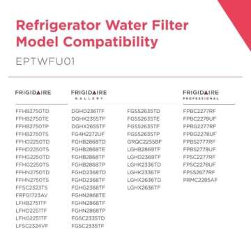 Frigidaire EPTWFU01 Water Filtration Filter, 1 Count, White