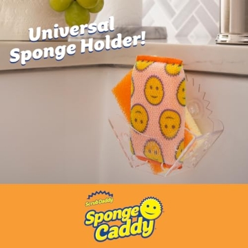 Scrub Daddy Sponge Holder - Self Draining Kitchen Organizer