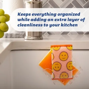Scrub Daddy Sponge Holder - Self Draining Kitchen Organizer