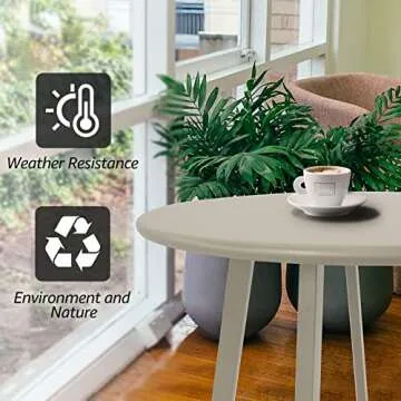 Durable Meluvici Outdoor Side Table for Any Space