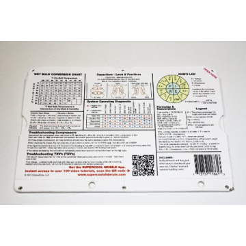 HVAC Super Cool Slide Rule Duct Calculator for HVAC Pros