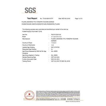 MQIAOHAM® 18 Pieces Puzzle Play Mats, Soft Baby Play Mat, Kids Interlocking Foam Floor Tiles, Toddlers Carpet Playmats G301018-110