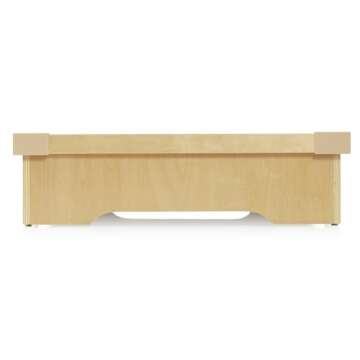 Guidecraft LED Tabletop Lightbox: Kids Learning and Educational Accessory, Build, Play, and Display Building Blocks