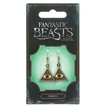 Fantastic Beasts and Where to Find Them Triangle Eye Earrings
