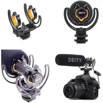 Deity Microphones V-Mic D3 Pro Supercardioid On-Camera Shotgun Microphone with Rycote Lyre Suspensio...