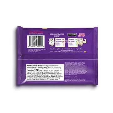 Legendary Foods Tasty Pastries | Ideal Low Carb Keto Breakfast | No Added Sugar | Balanced Keto Snacks to Go | Gluten Free | Just Pop in the Microwave! (Strawberry, 1.7oz 10 Pack)