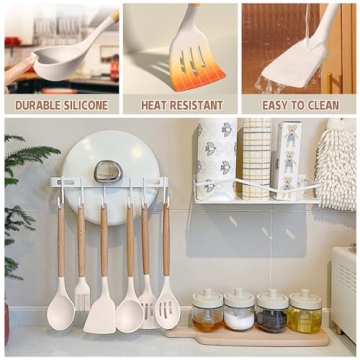 Umite Chef 33-Piece Kitchen Utensil Set in Khaki