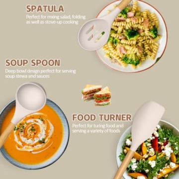 Umite Chef 33-Piece Kitchen Utensil Set in Khaki