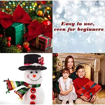 Lyrow 2 Rolls Valentines Velvet Ribbon for Crafting and Gift Wrapping