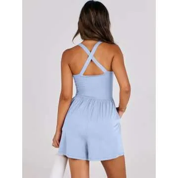 Caracilia Women's Athletic Romper - Stylish & Comfy Gym Wear
