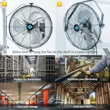 Tornado 20" High Velocity Wall Fan - 4750 CFM Performance