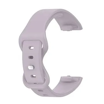 Bands Compatible with Amazon Halo View Watch Strap Classic Flexible Colorful Quick Fit Replacement Wristband for Amazon Halo View Fitness Tracker for Men Women, Multicolor Selection (Black&Pink&Purple)