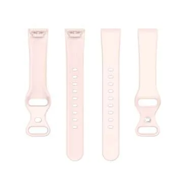 Bands Compatible with Amazon Halo View Watch Strap Classic Flexible Colorful Quick Fit Replacement Wristband for Amazon Halo View Fitness Tracker for Men Women, Multicolor Selection (Black&Pink&Purple)