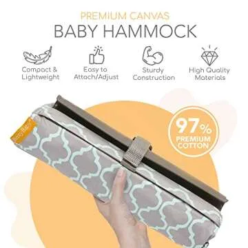 Binxy Baby Hammock for Safe Grocery Shopping