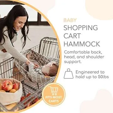 Binxy Baby Hammock for Safe Grocery Shopping