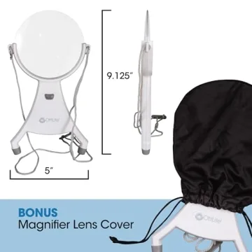 OttLite 4-Inch Magnifier - LED Light & Adjustable Neck Cord
