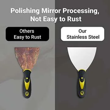 4 Pack Putty Knife Scraper Set - Versatile Painting Tools