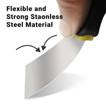 4 Pack Putty Knife Scraper Set - Versatile Painting Tools